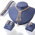 4 Piece Gold Plated Jewelry Set for Women