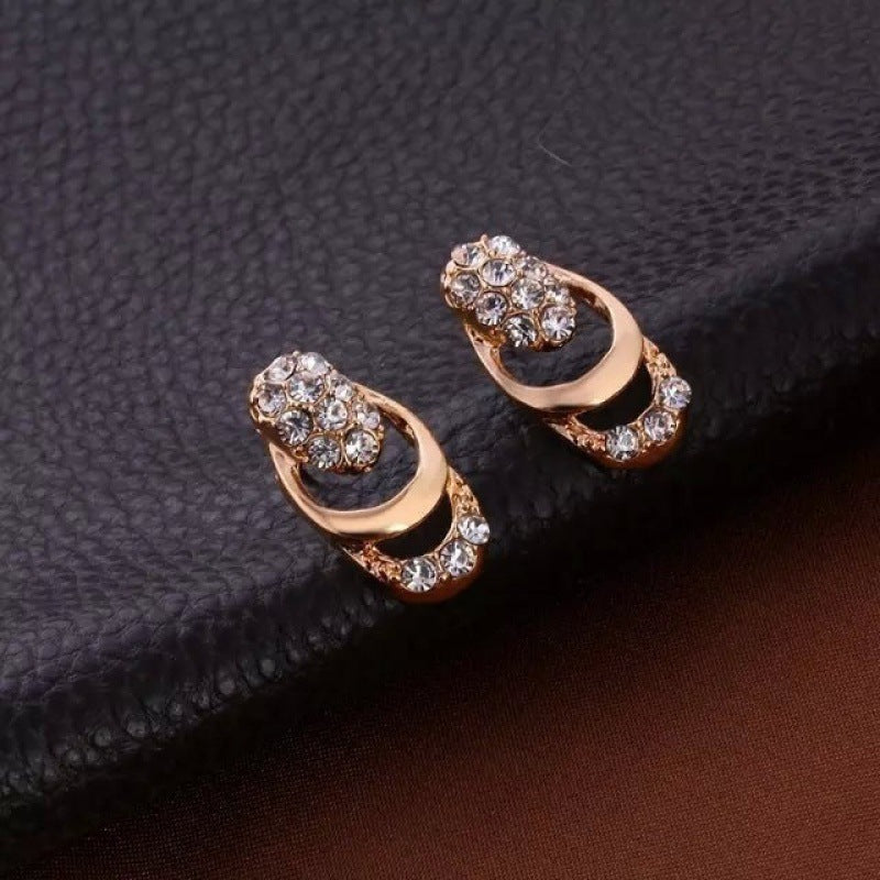 4 Piece Gold Plated Jewelry Set for Women