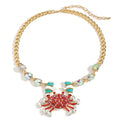 Women’s Crab Pattern Necklace