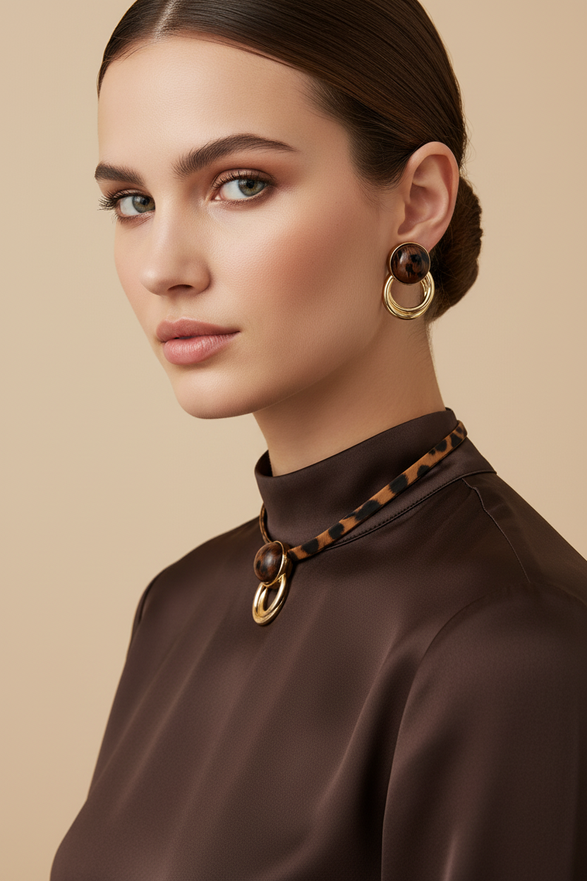 Leopard Jewelry Set - Three Quarter