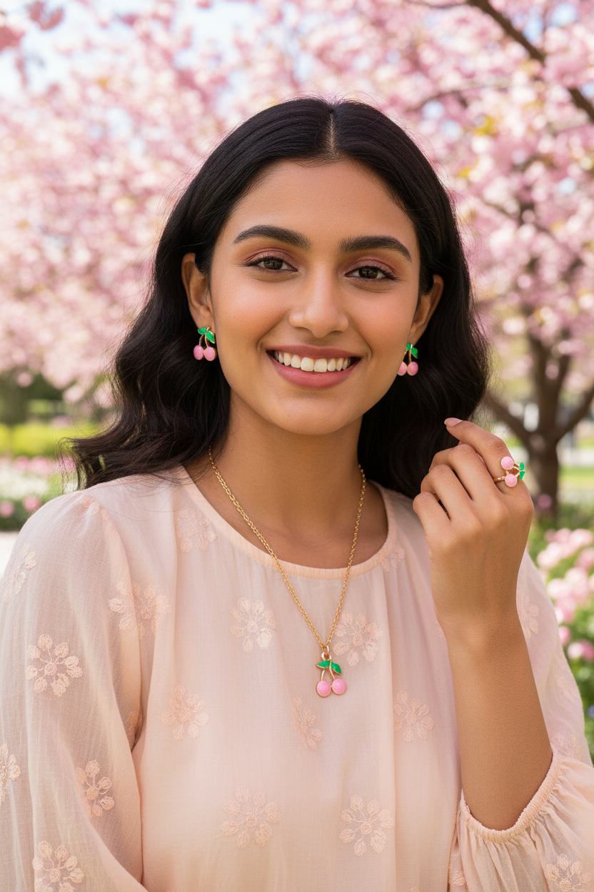 Pink Cherry Set - Upper Body