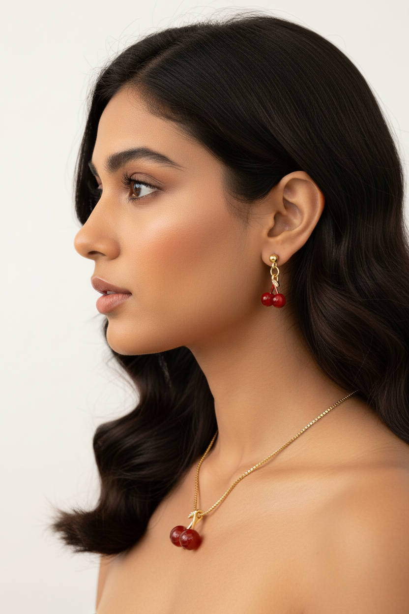 Red Cherry Set - Side Profile