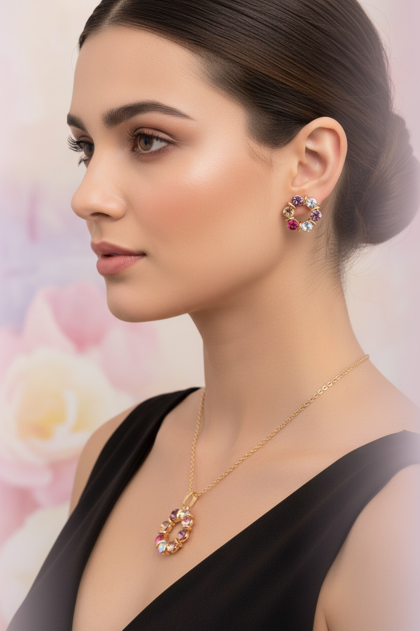 Side Profile – Crystal Jewelry Set
